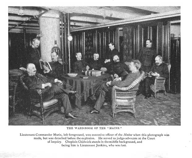 Wardroom of the Maine